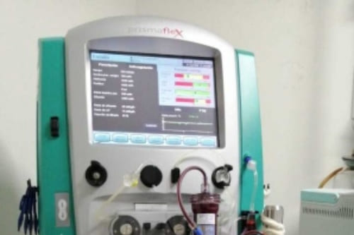 Equipo moderno hemodialisis