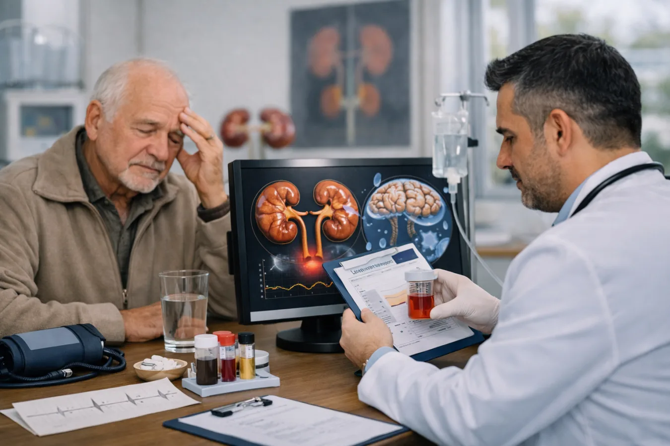 Hiponatremia en Metepec: causas, relación con enfermedad renal y alteraciones del sodio