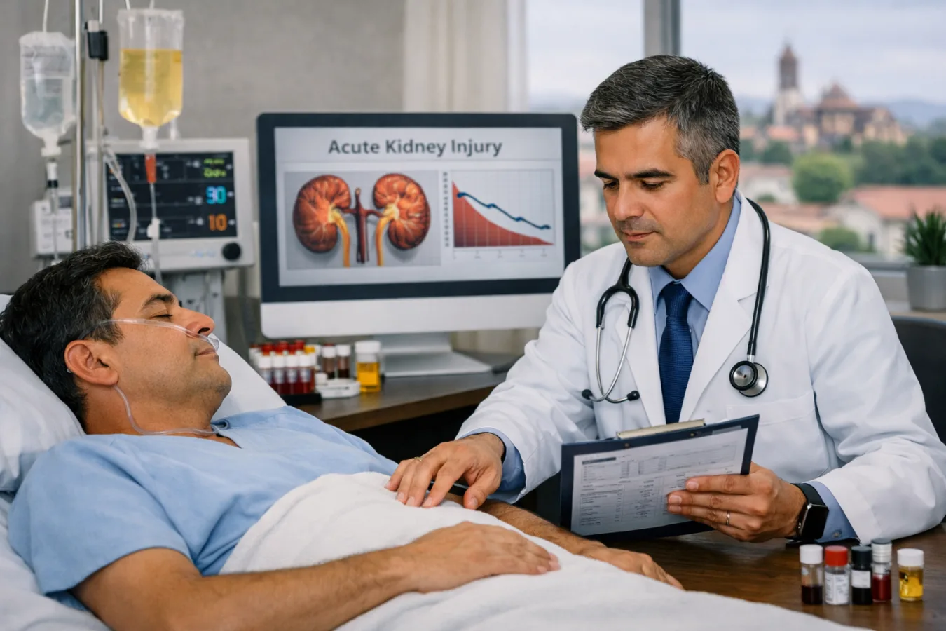 ¿Qué especialista trata la insuficiencia renal aguda?