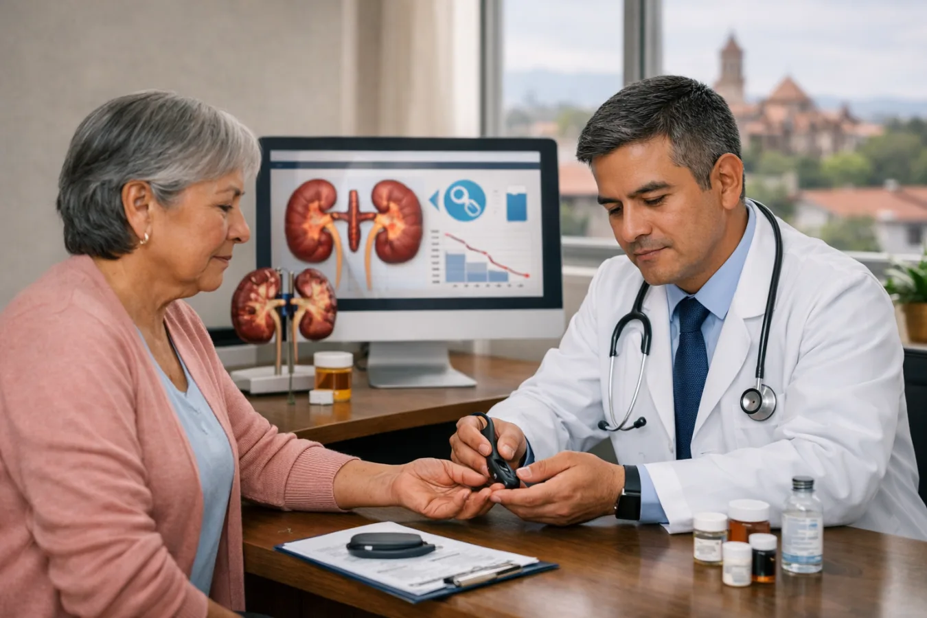 Nefropatía diabética: diagnóstico especializado, control metabólico y preservación de la función renal en Metepec